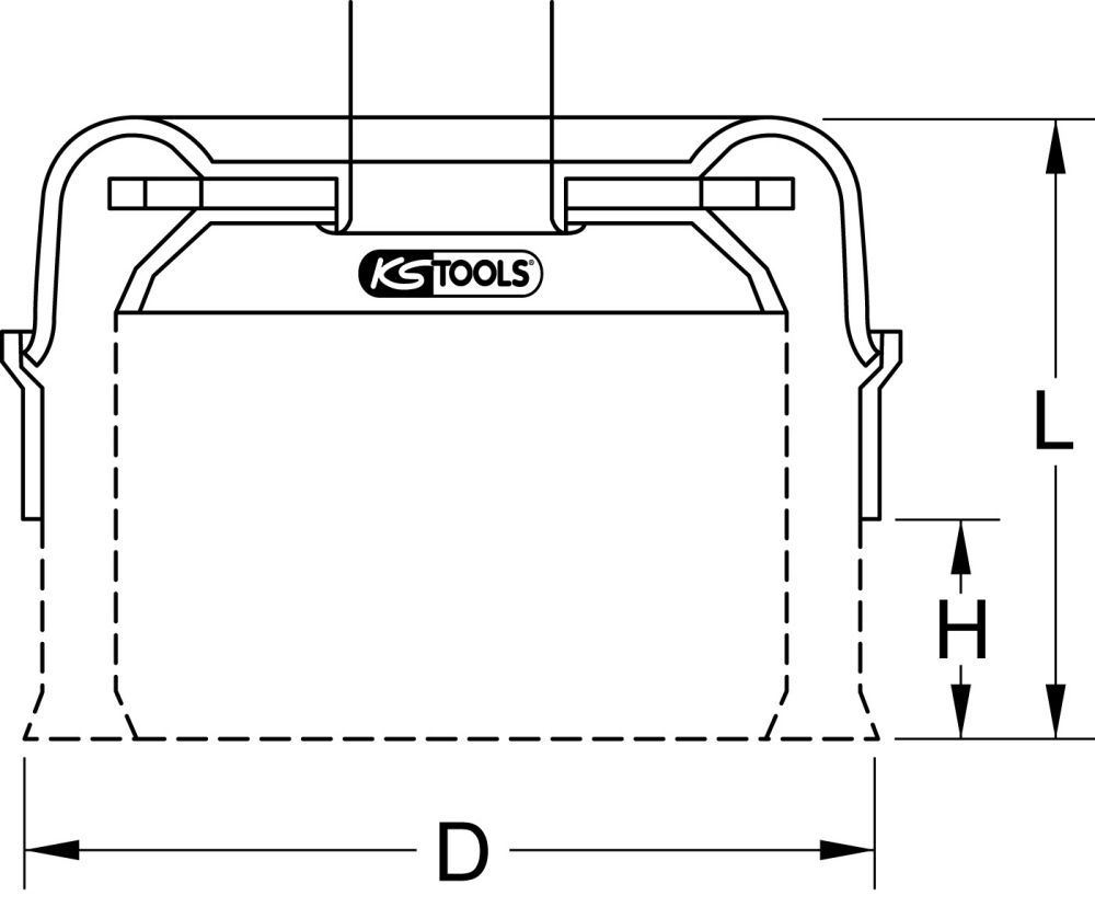 Produktbild KS Tools Rostfreie Stahldrahttopfbürste 0,5mm, Ø 90mm bild 2