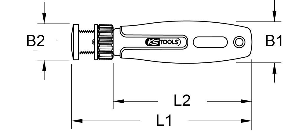 Produktbild KS Tools Handgriff für flexible Ratschenringmaulschüssel bild 4