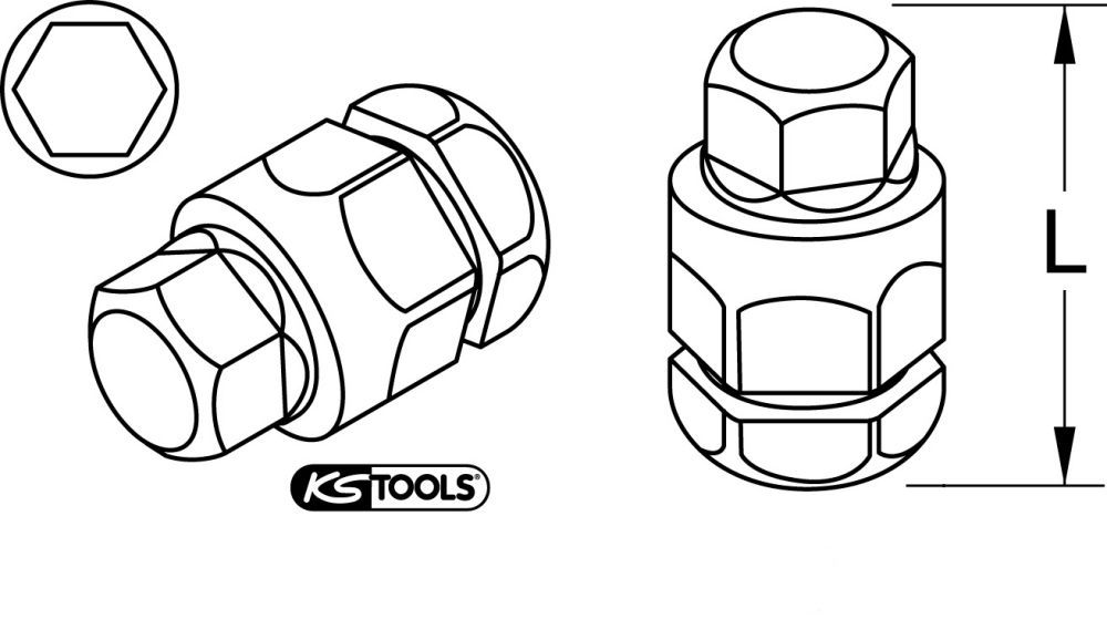 Produktbild KS Tools Micro Bit Innensechskant 4mm bild 2