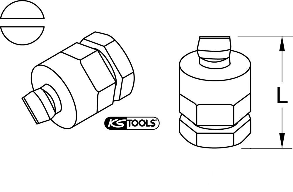 Produktbild KS Tools Micro Bit Schlitz 4mm bild 2