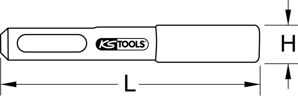 Produktbild KS Tools 1/4 Zoll Magnetischer SDS Bithalter 75mm bild 3