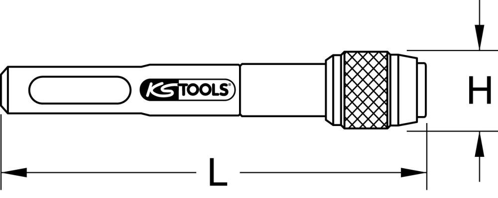 Produktbild KS Tools 1/4 Zoll Magnetischer Schnellwechsel Bithalter 78mm bild 3