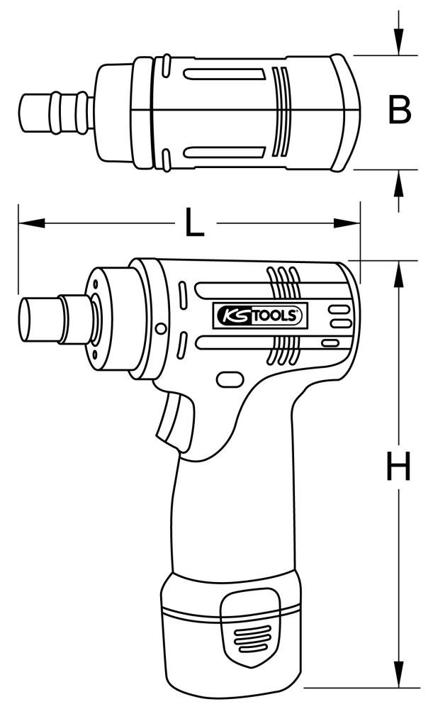Produktbild KS Tools Akku Hochleistungsschleifer 22.000 U/min 10,8 V mit 2 Akkus und 1 Ladegerät bild 3