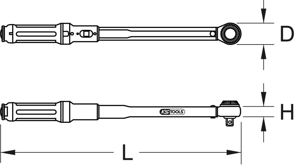 Produktbild KS Tools 3/8" ERGOTORQUE®precision Ratschen-Drehmomentschlüssel Drehknopf, 5-50Nm bild 12