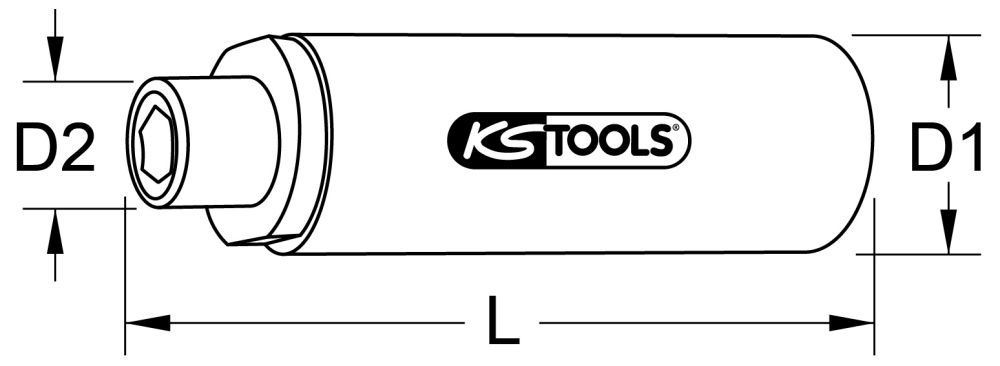 Produktbild KS Tools 1/4" + 3/8" Festeingestellter Drehmomentbegrenzer mit Kugelarretierung, 5-10Nm bild 3
