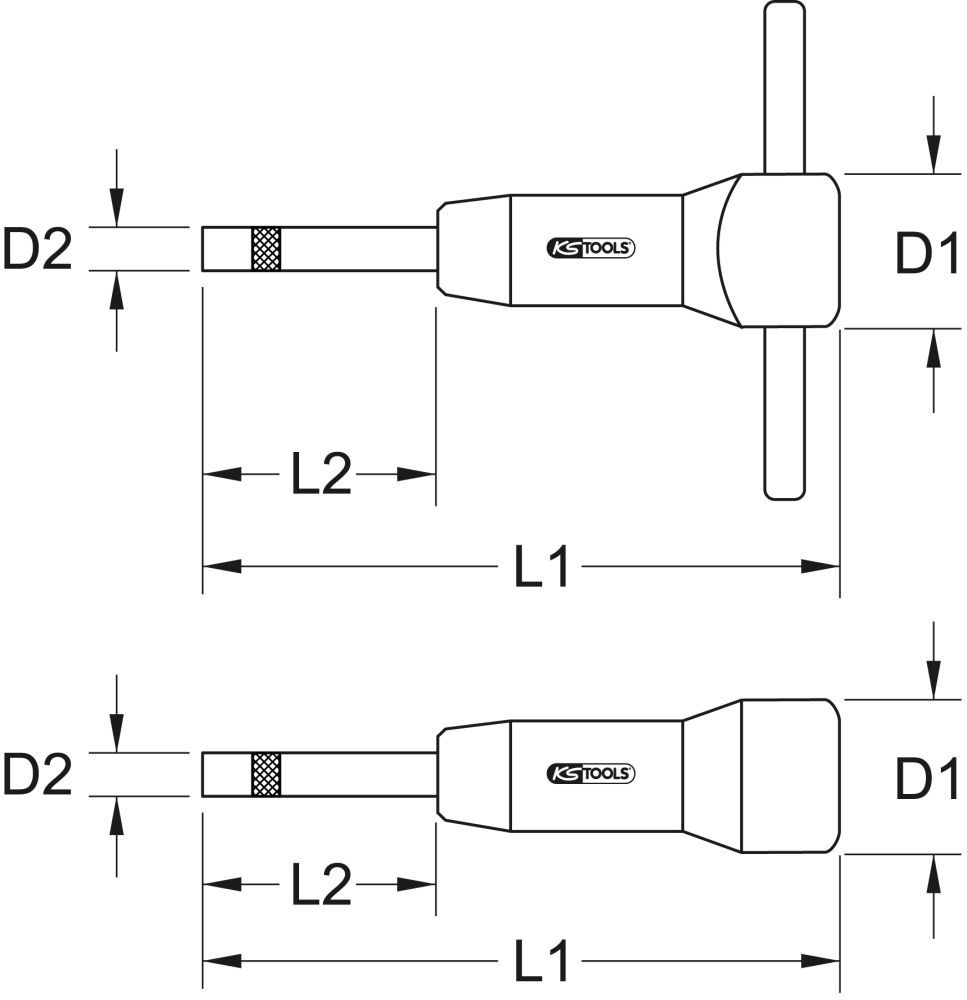 Produktbild KS Tools 1/4" ESD Drehmomentschraubendreher festeingestellt, 100-500cNm bild 4