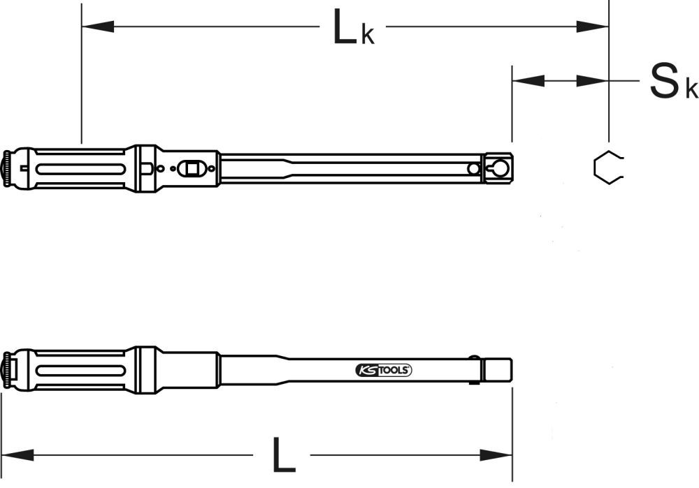Produktbild KS Tools 9x12mm ERGOTORQUE®precision Einsteck-Drehmomentschlüssel, 1-25Nm bild 6