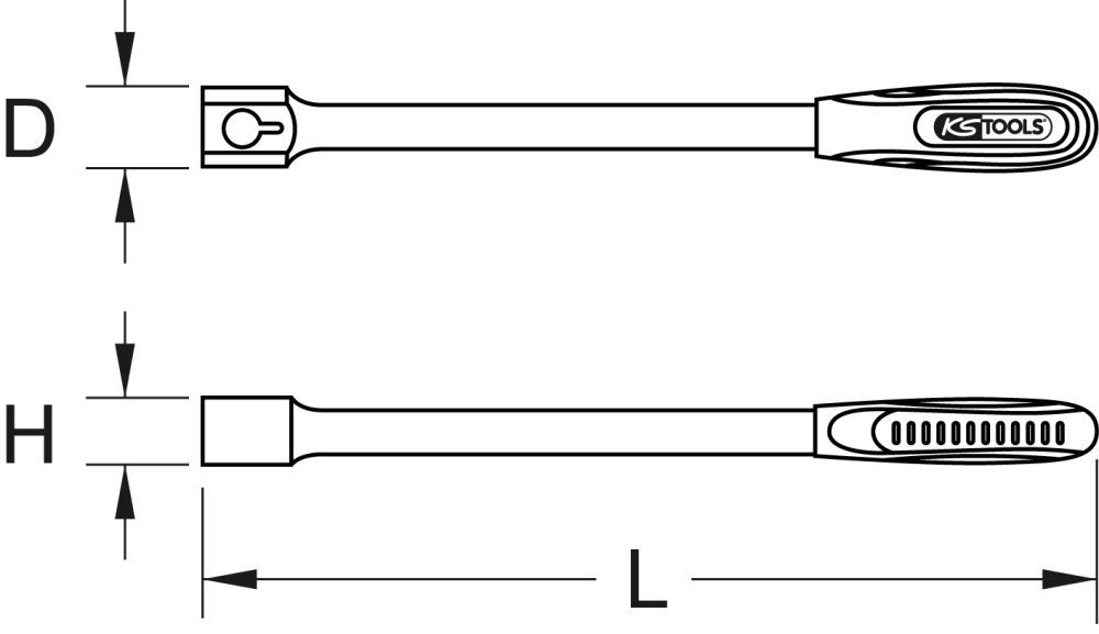 Produktbild KS Tools 14x18mm ERGOTORQUEplus Universal-Einsteck-Schlüssel bild 3