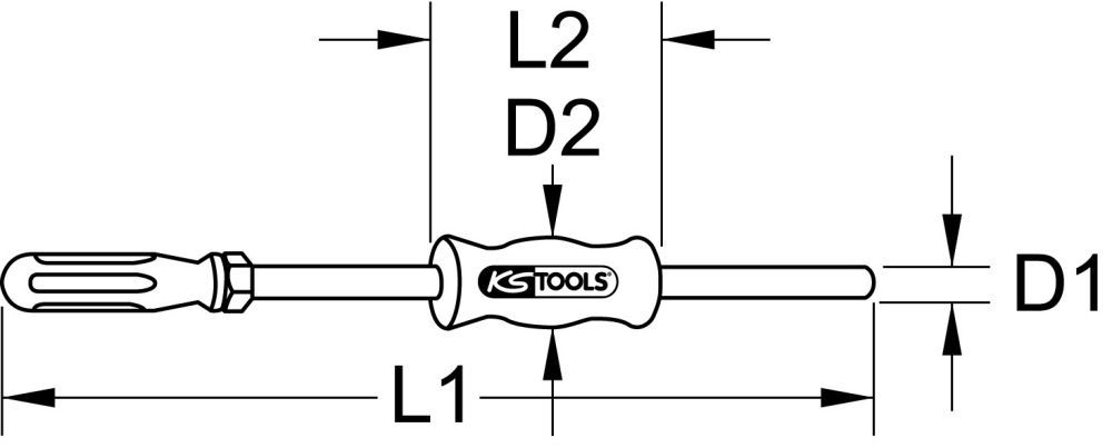 Produktbild KS Tools Gleithammer, 170mm, IG M10, Variante1 bild 2