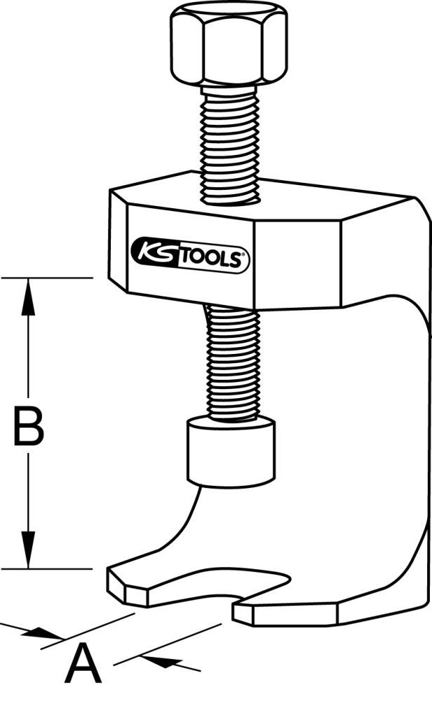 Produktbild KS Tools Universal-Wischarm-Abzieher Typ 3, 17mm bild 4