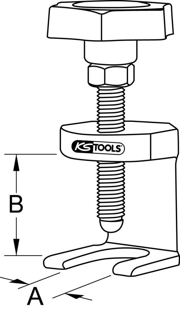 Produktbild KS Tools Universal-Wischarm-Abzieher Typ 1, 11mm bild 3
