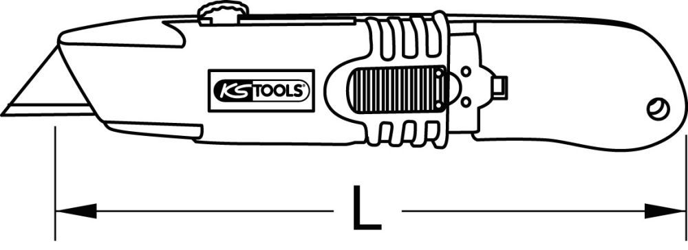 Produktbild KS Tools Profi-Universal-Messer, mit Trapezklinge bild 2
