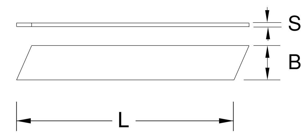 Produktbild KS Tools Abbrechklingen 0,5x18x100 mm Spender a 10 Stück bild 2