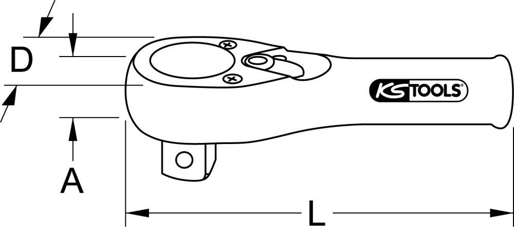 Produktbild KS Tools Umschaltknarre 1 Zoll 24 Zahn bild 2