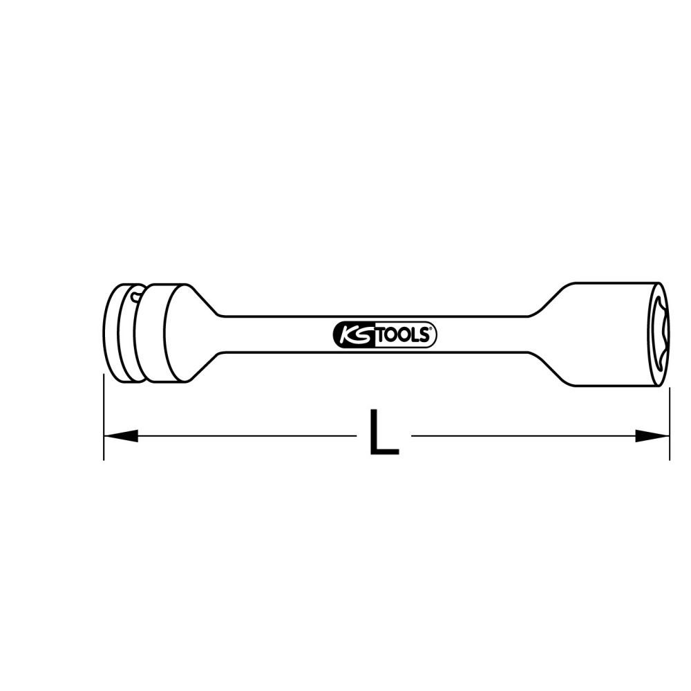 Produktbild KS Tools 1/2" Spezial Ausdrehnuss, 17mm bild 4