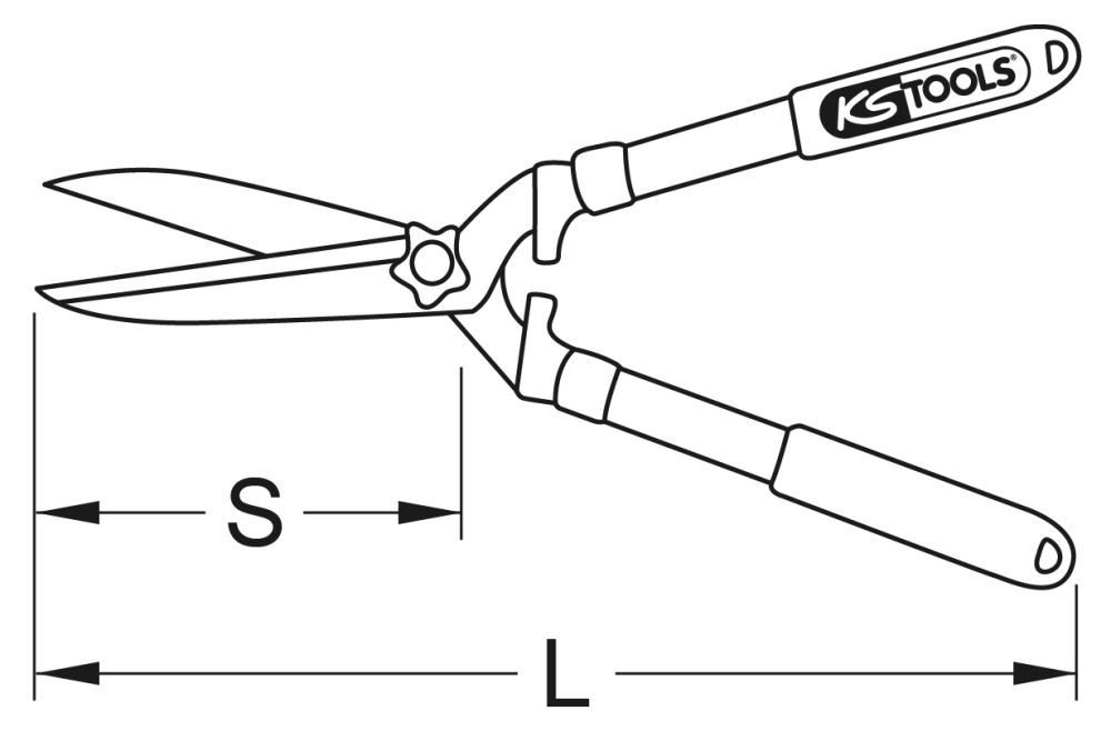 Produktbild KS Tools BERYLLIUMplus Heckenschere 300 mm bild 2