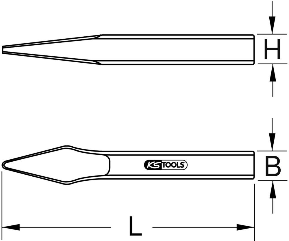 Produktbild KS Tools BRONZEplus Betonmeißel 380mm bild 2