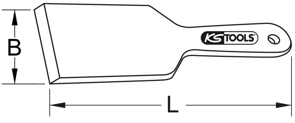 Produktbild KS Tools BRONZEplus Spritzkabinenschaber 235 mm bild 2