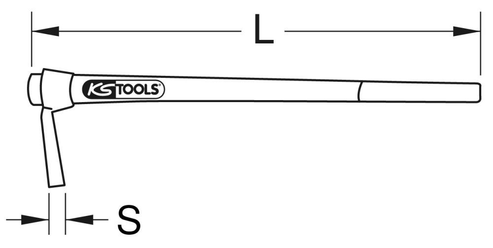 Produktbild KS Tools BRONZEplus Haue 950 mm bild 2