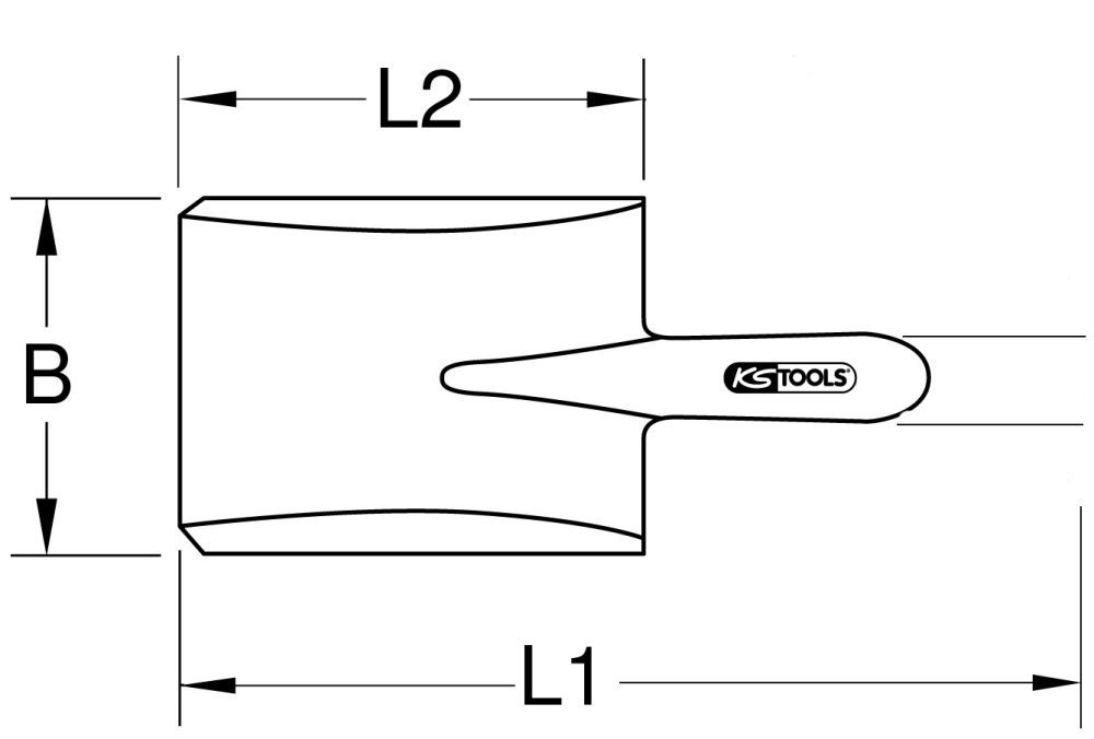 Produktbild KS Tools BRONZEplus Handschaufel 540 mm bild 2