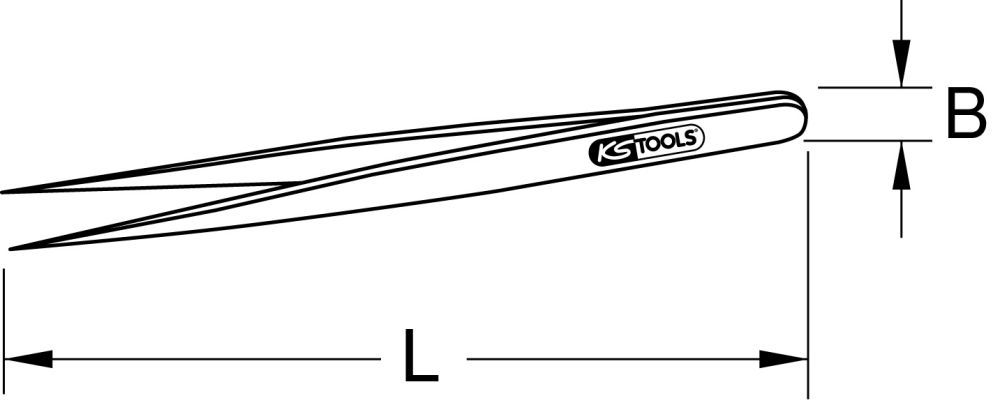 Produktbild KS Tools TITAN plus Pinzette bild 2
