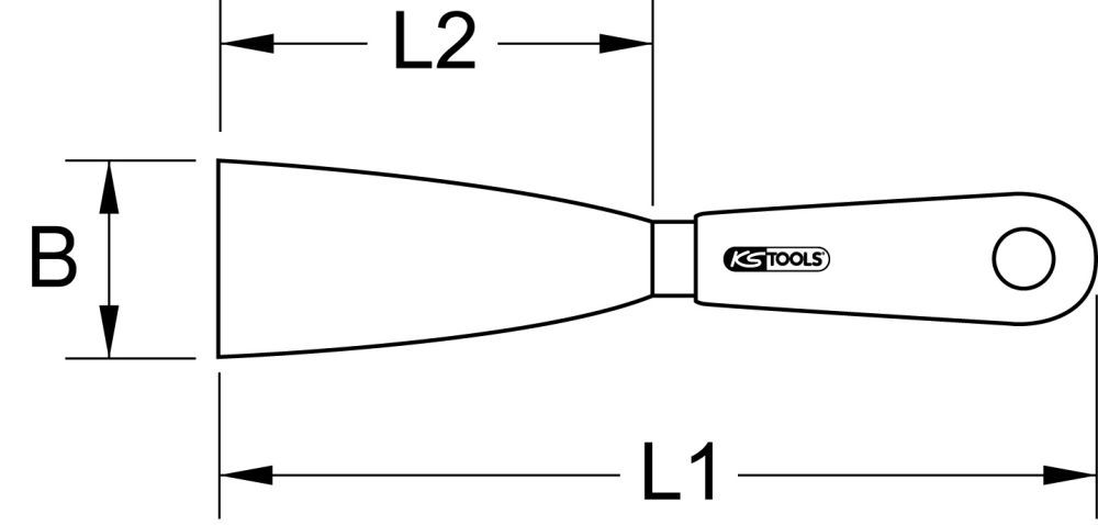 Produktbild KS Tools TITAN plus Spachtel 210mm bild 2