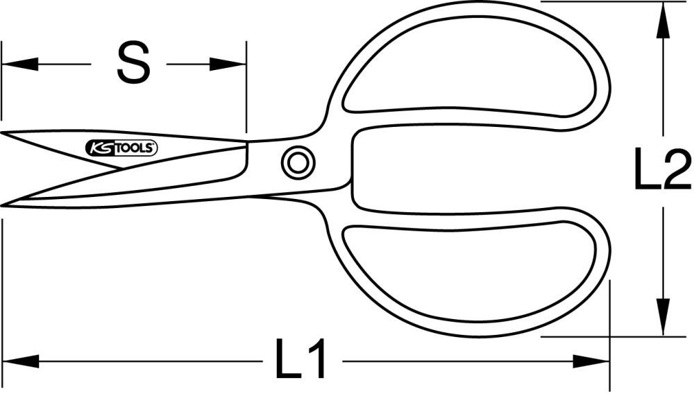 Produktbild KS Tools BERYLLIUMplus Vielzweckschere 210 mm bild 2