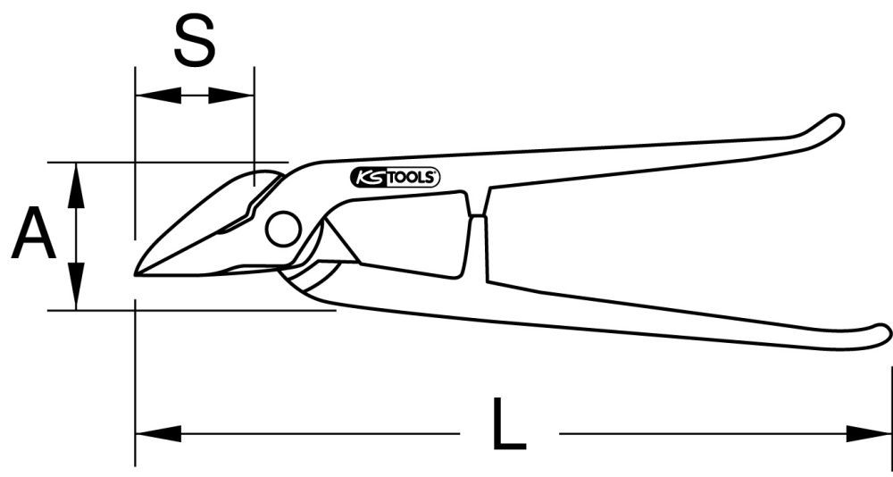 Produktbild KS Tools BERYLLIUMplus Idealschere 280 mm