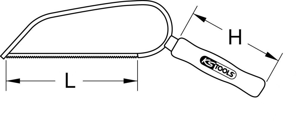 Produktbild KS Tools Kleinhandsäge 150 mm bild 2