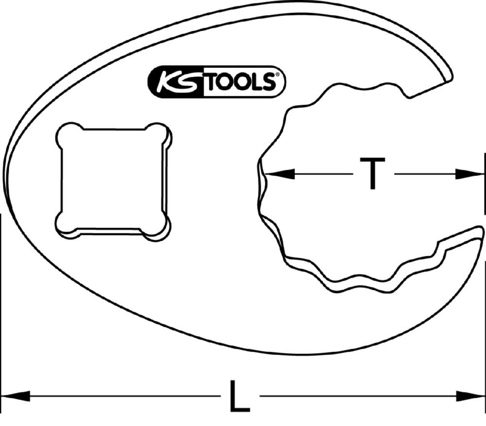 Produktbild KS Tools 3/8 Zoll 12-kant-Einsteck-Maulschlüssel 16 mm bild 2