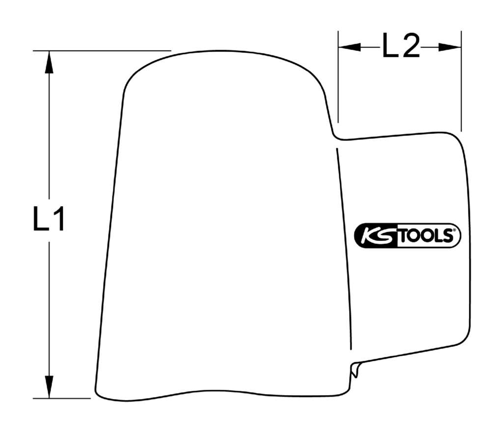 Produktbild KS Tools  Abdeck und Schutzhaube mit Schutzisolierung 300mm bild 2