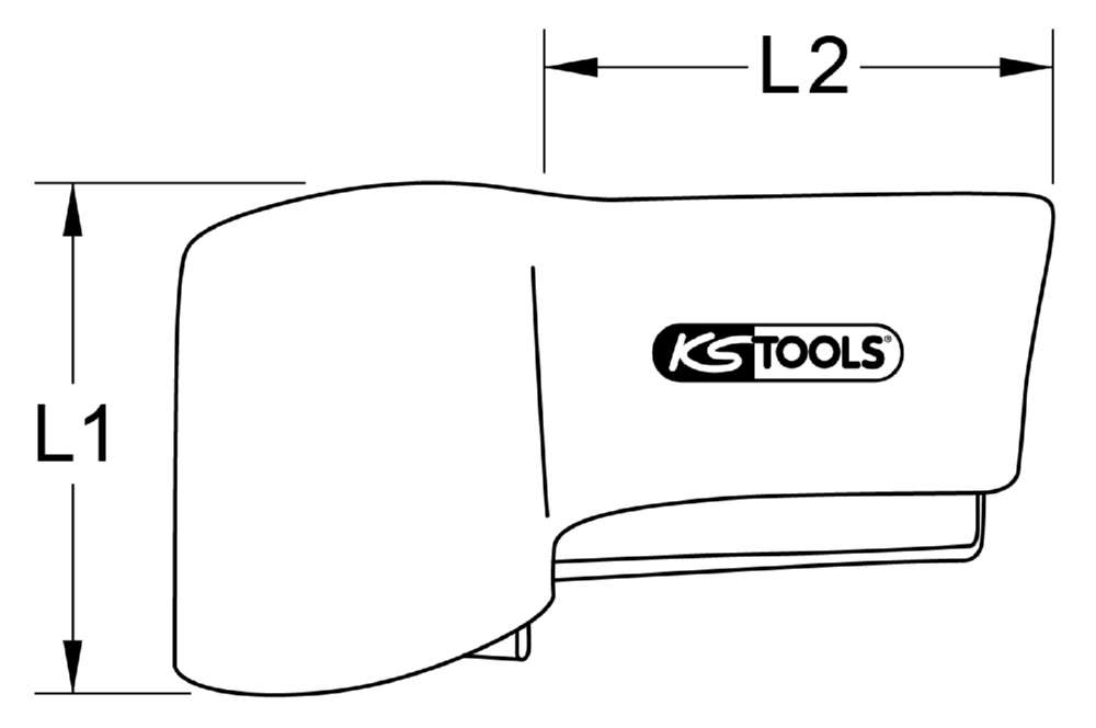 Produktbild KS Tools Abdeck und Schutzhaube mit Schutzisolierung 130mm bild 2