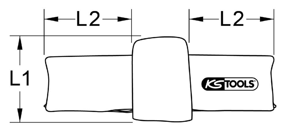 Produktbild KS Tools Abdeck und Schutzhaube mit Schutzisolierung 80mm bild 2