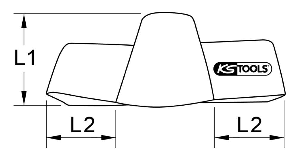 Produktbild KS Tools Abdeck und Schutzhaube mit Schutzisolierung 100mm bild 2