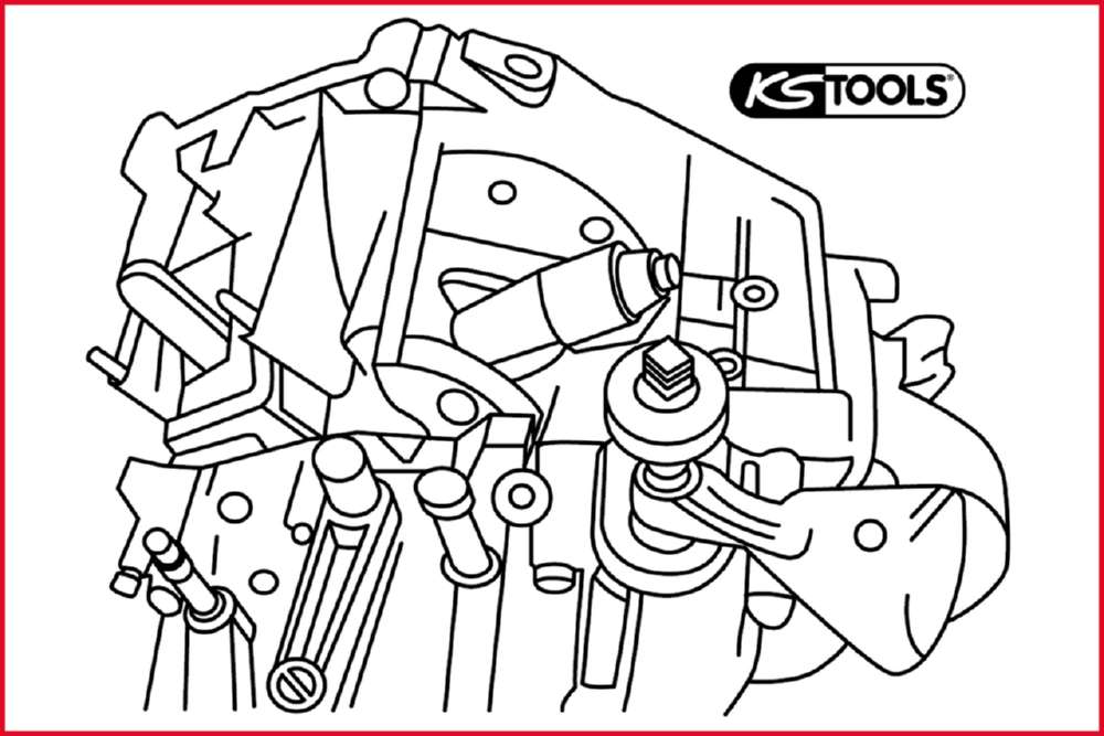 Produktbild KS Tools Abzieher für Ausrückwelle für Fiat Ducato bild 2