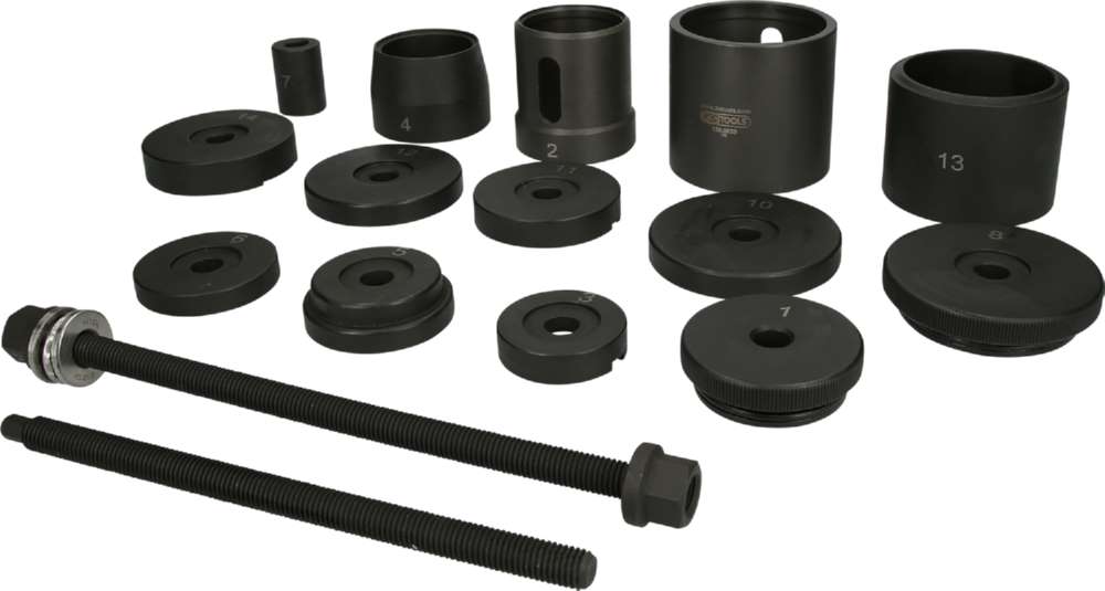 Produktbild KS Tools Achskörperlagerwerkzeug Satz für BMW Hinterachse 19 Teile