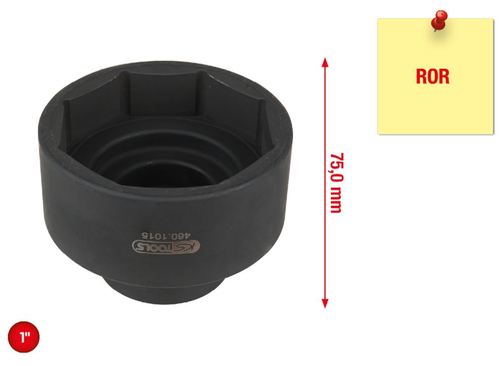 Produktbild KS Tools Achsmuttern Schlüssel für ROR 83 mm