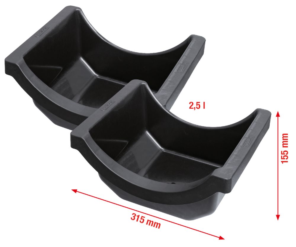 Produktbild KS Tools Achsölwanne für LKW Satz 2 teilig