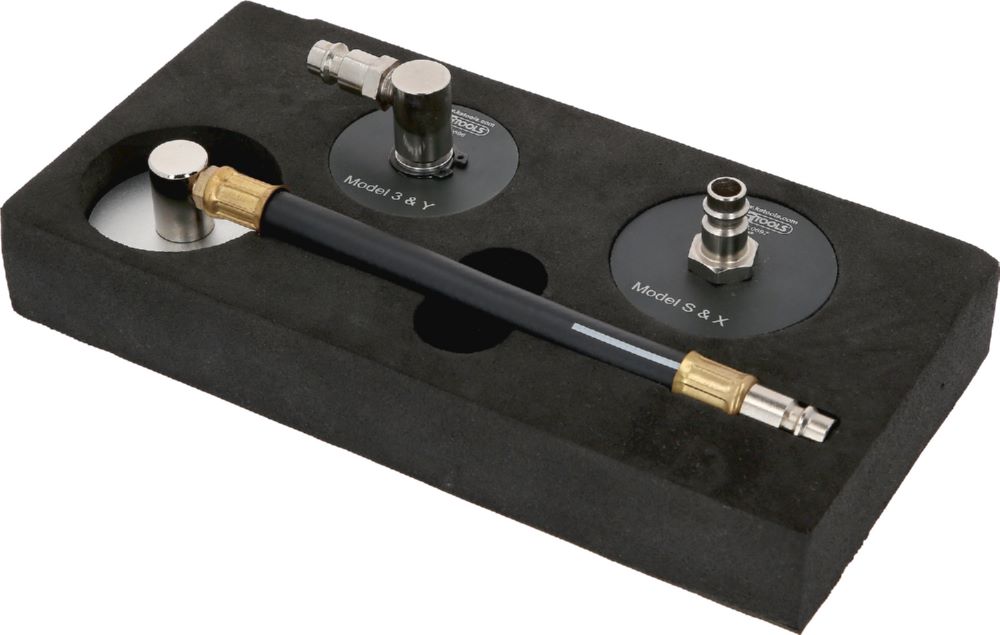 Produktbild KS Tools Adapter Satz zur Bremsentlüftung für Tesla 3 teilig