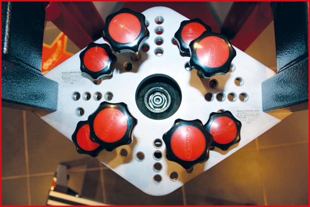 Produktbild KS Tools Adapterplatte für Druckluft Stand Federspanner bild 14