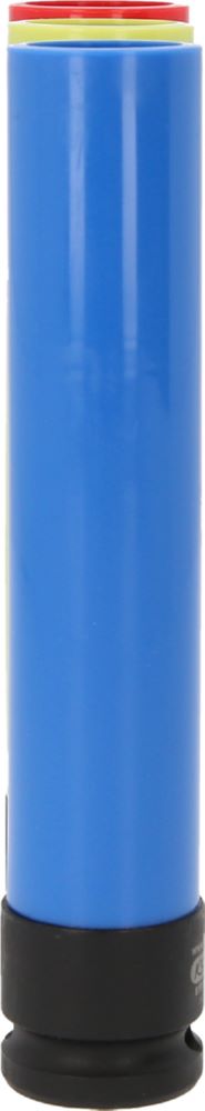 Produktbild KS Tools Alu Felgen Kraft Stecknuss Satz extra lang 3 Teile 1/2 Zoll 17 19 21 mm bild 3