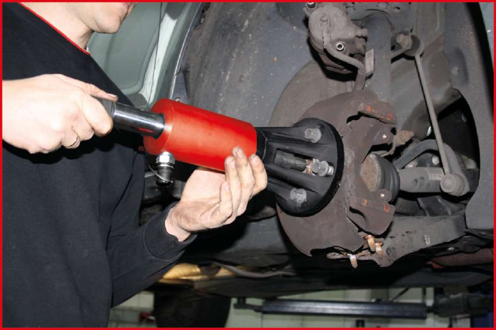 Produktbild KS Tools Antriebswellen Auspressvorrichtungs Satz 2 Teile 4 und 5 Loch bild 3