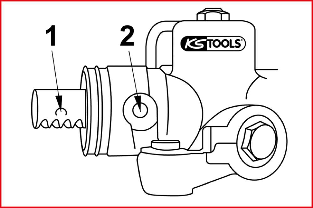 Produktbild KS Tools Arretierschrauben Satz zur Zahnstangen Mittelstellung 3 Teile bild 2