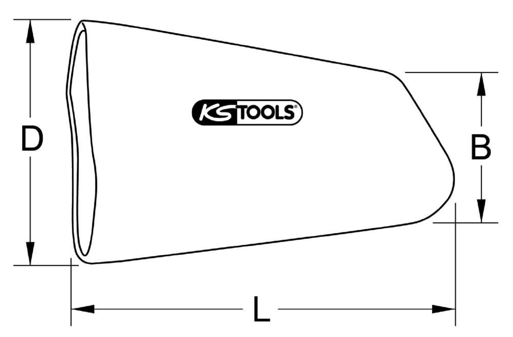 Produktbild KS Tools Aufstecktülle mit Schutzisolierung Durchmesser 30 mm bild 2
