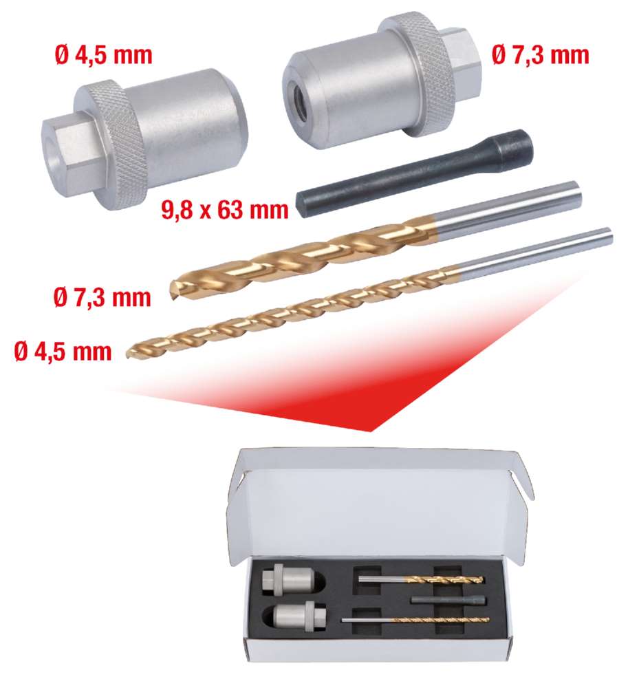 Produktbild KS Tools Ausbohr Satz für Klemmschraube M10 bild 6