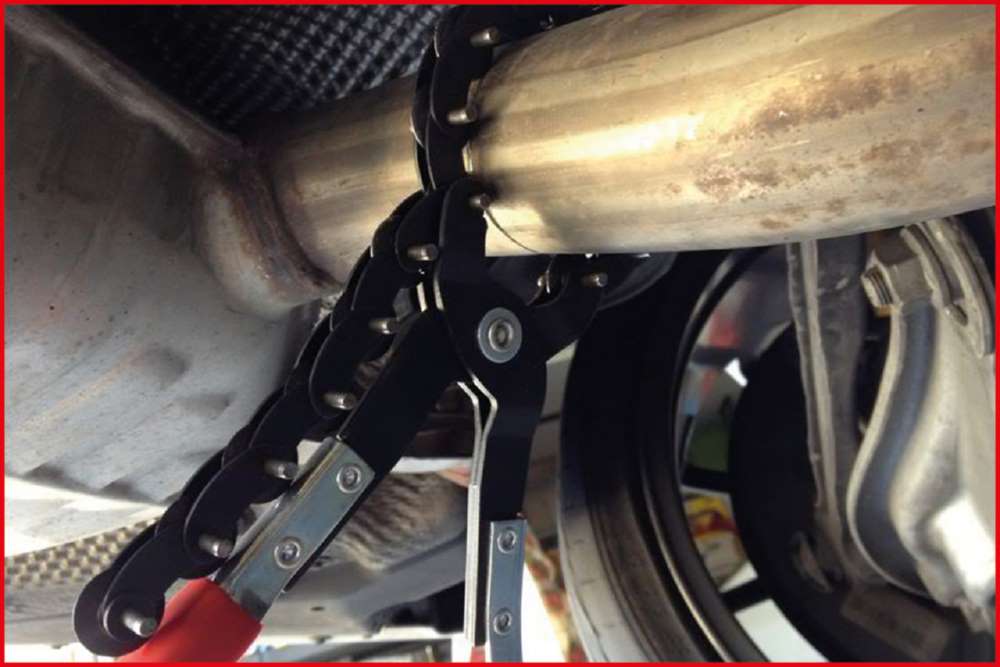 Produktbild KS Tools Auspuff Kettenrohrabschneider für Edelstahlrohre Durchmesser 19 - 83 mm bild 2