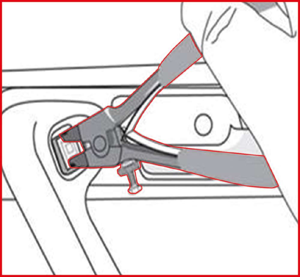 Produktbild KS Tools Außenspiegel-Zange für BMW Länge 165 mm bild 3
