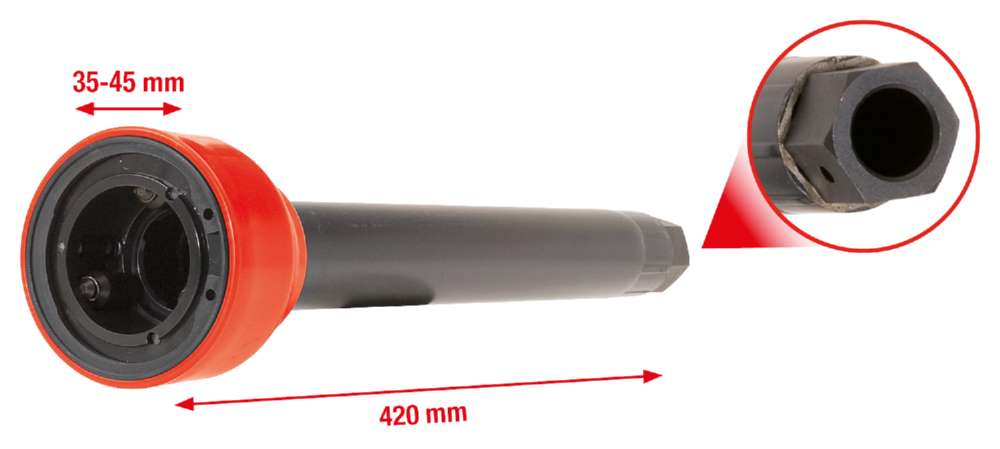 Produktbild KS Tools Axial Gelenk Spezialschlüssel Gesamtlänge 420 mm bild 15