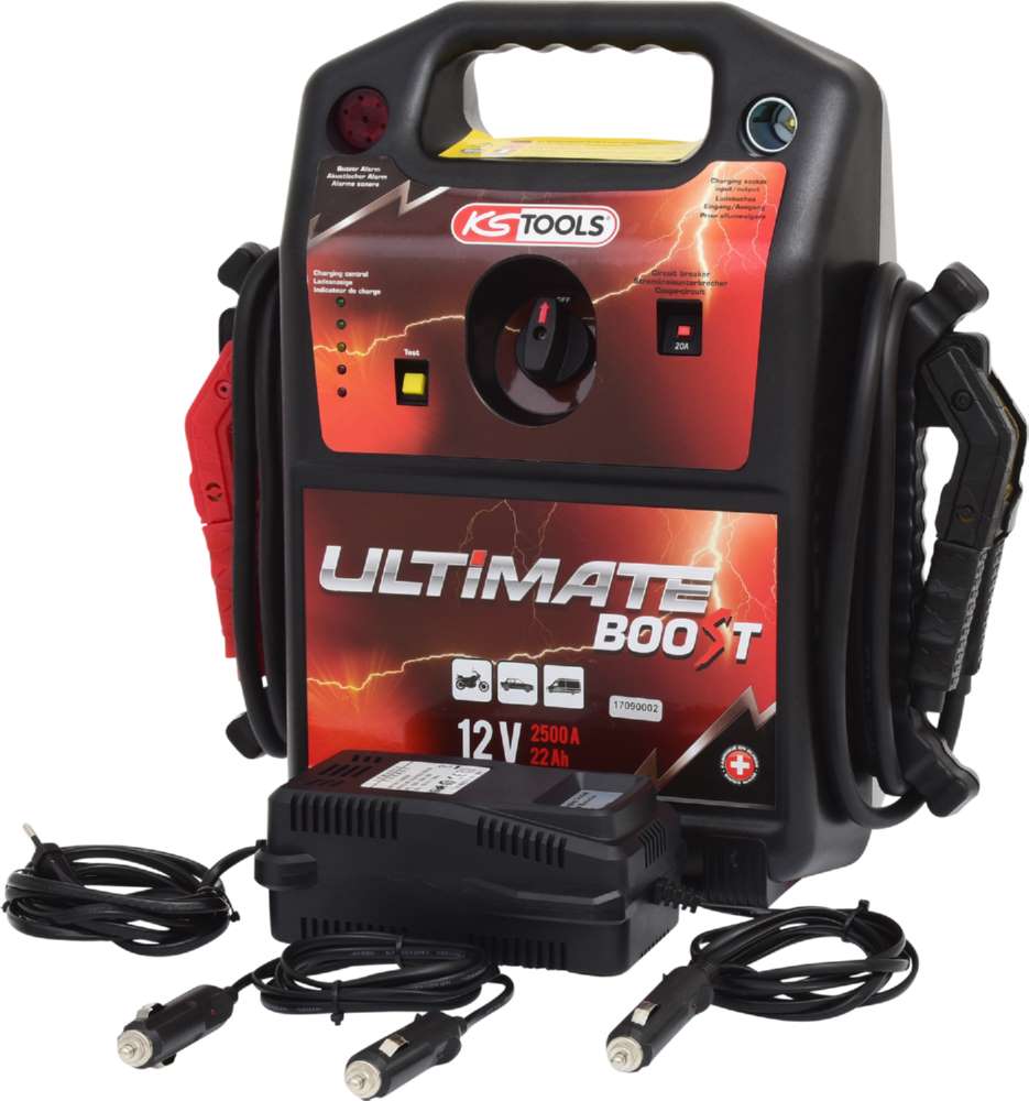 Produktbild KS Tools Starthilfegerät mobil 850A Batterie Booster 12 Volt