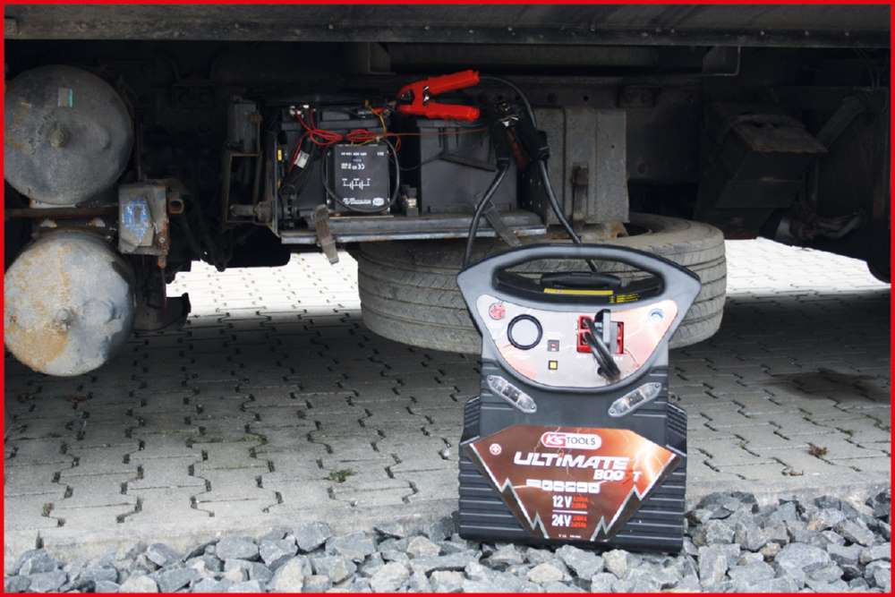 Produktbild KS Tools Starthilfegerät mobil 2340A Batterie Booster12 Volt und 24 Volt bild 5